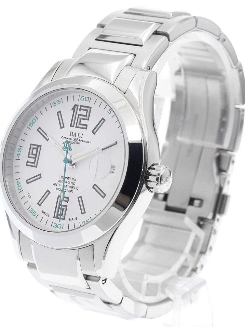 BALL WATCH Engineer II NM1020C-S4-WH white Dial Automatic Men's Watch_960081